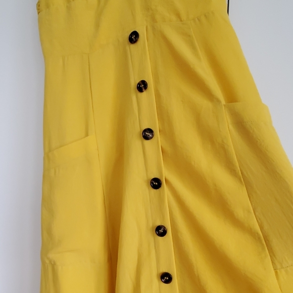 V-Neck Button Front Dress - Picture 5 of 7